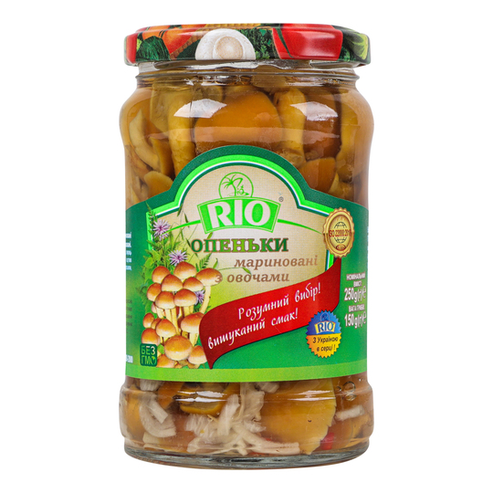 Опеньки мариновані з овочами РІО 250г