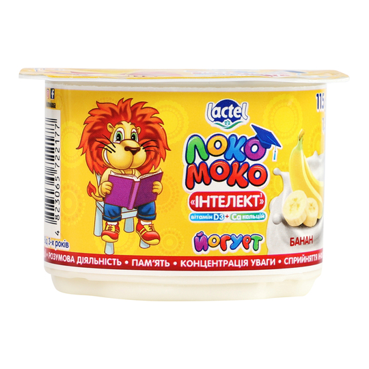 Йогурт з бананом 1,5% Локо Моко cт 115г