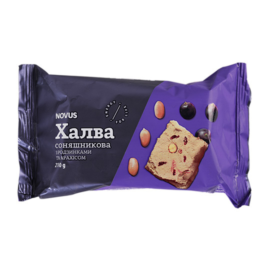 Халва cон.з родз.та арах.Novus 210 гр