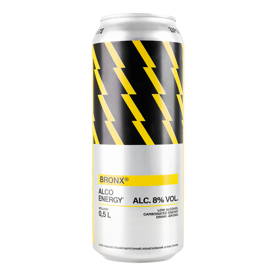 Напій с/а енерг.Bronx 8% 0,5л з/б