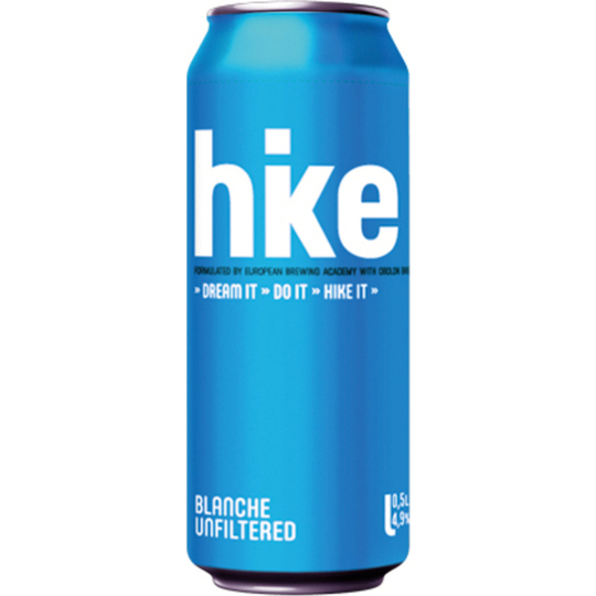 Пиво світле Hike Бланш 4,9% 0,5л з/б
