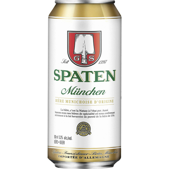 Пиво св.Spaten Munchen Hell 5,2%0,5л з/б