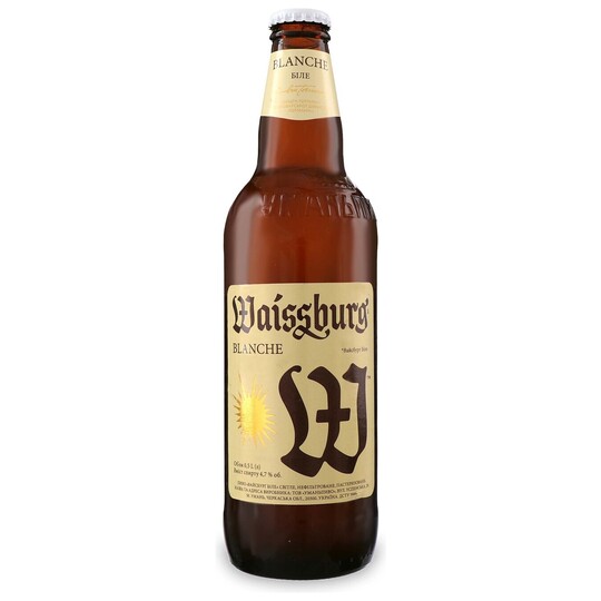 Пиво св.Waissburg Біле неф.4,7%0,5л с/пл