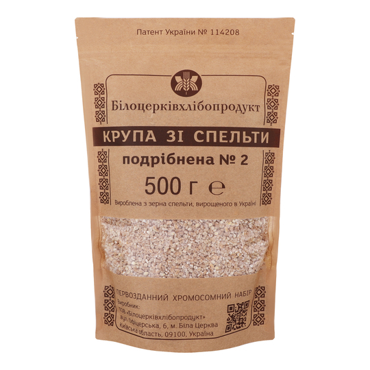 Крупа спельти подрібн.№2 БЦХП 500г д/п
