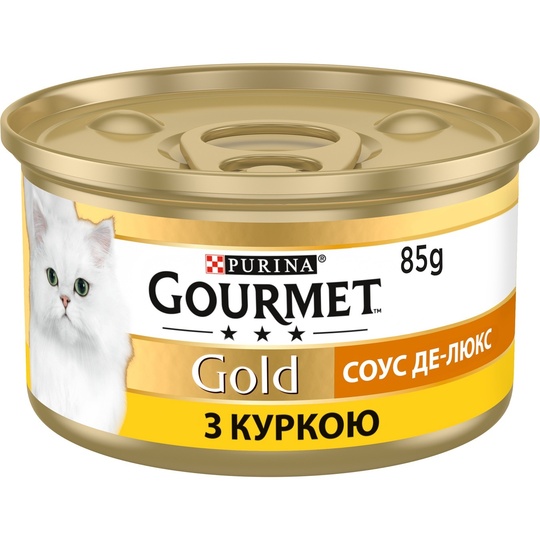 Корм д/кот.з кур.Sau.Del.Гурмеголд 85г