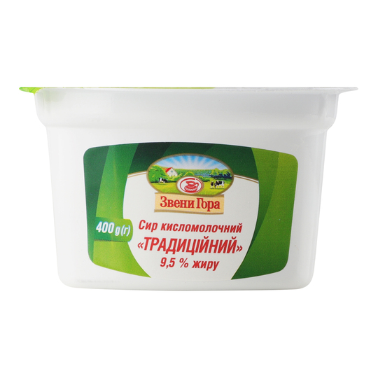 Сир кислом.9% Звенигора Дом.традиц.400г