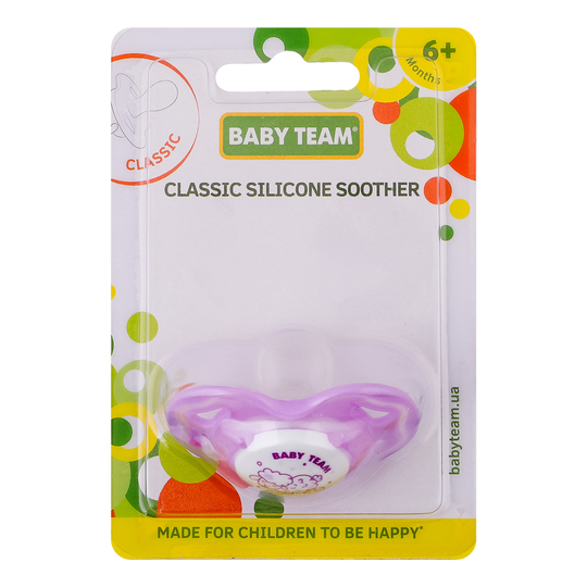 Пустушка силіконова кл.Baby Team