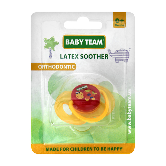Пустушка латексна,ортодонтична Baby Team