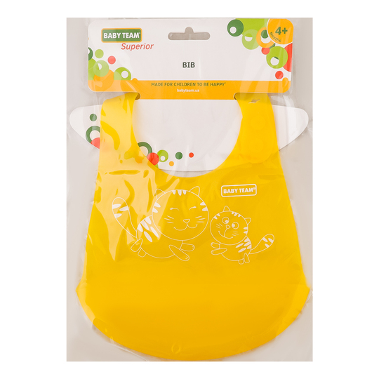 Нагрудник силіконовий Baby Team