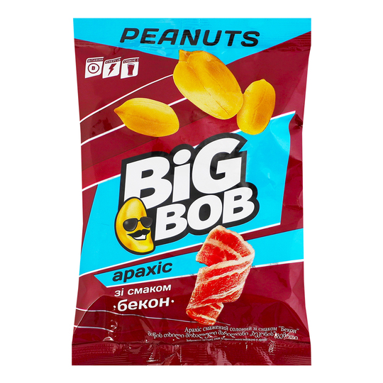 Арахіс смажений смак бекону Big Bob 120г