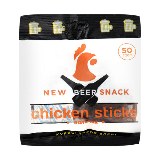 М'ясні курячі палички New Beer Snack 50г