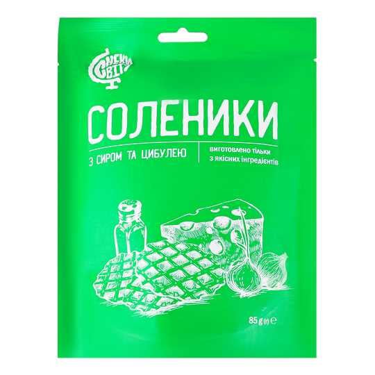 Снек хруст. сир/циб. Соленик, ф/п 85г