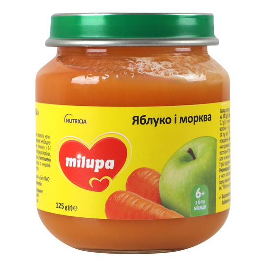 Пюре фр.ябл.морк.Milupa 125г