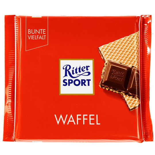 Шоколад м.н.к.та ваф.Ritter Sport 100г