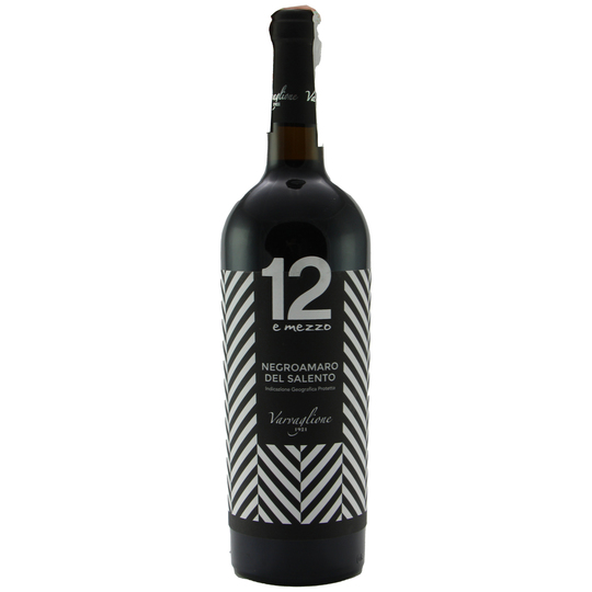 Вино 12 E Mezzo Negro.ч.сух.12,5% 0,75л