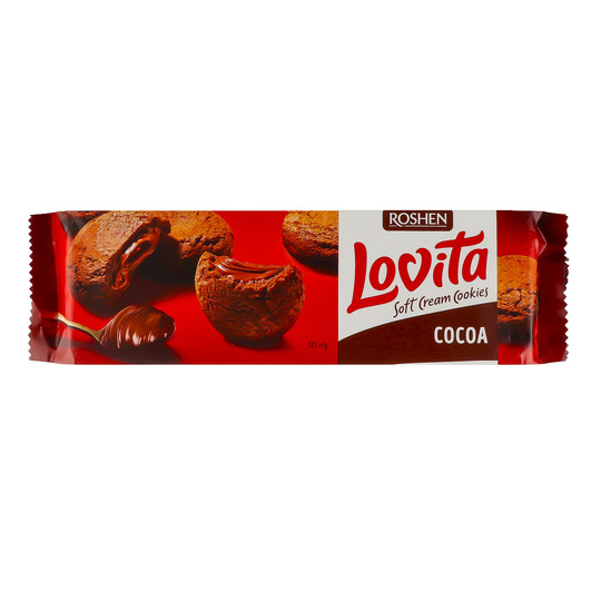 Печиво здобне lovita какао Roshen 127г