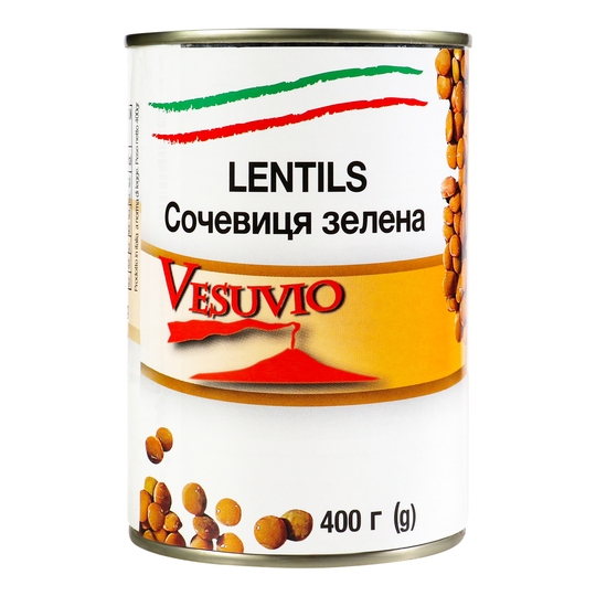 Сочевиця зелена конс.ст.Vesuvio 400г