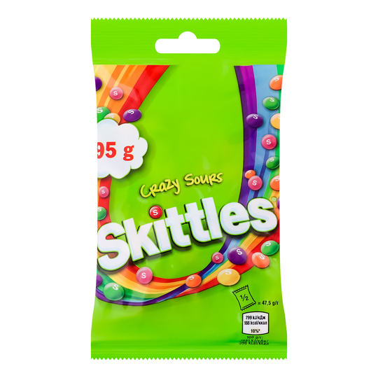 Драже кисломікс BAG Skittles 95гр