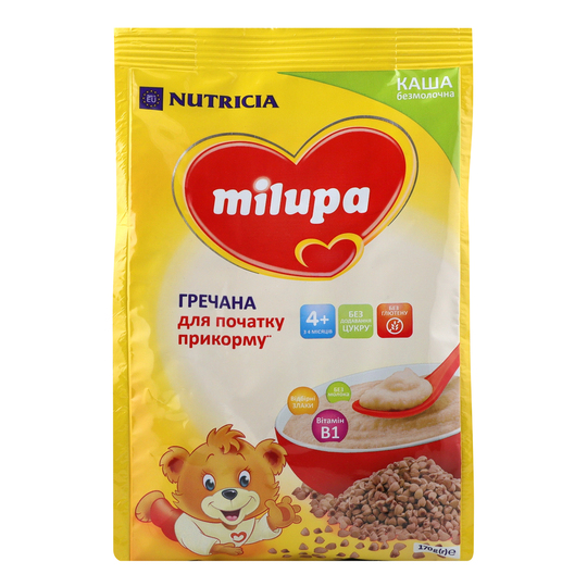 Каша безм.Греч.від 4-місц.Milupa 170г