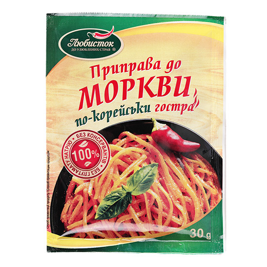 Приправа/моркви по-корейськ Любисток 30г