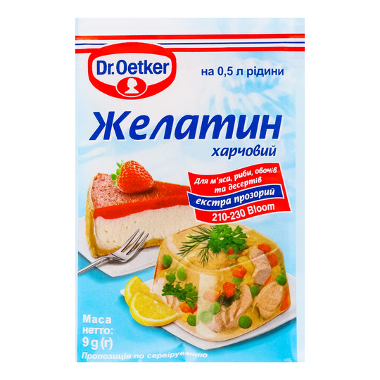 Желатин харчовий Dr.Oetker 9г