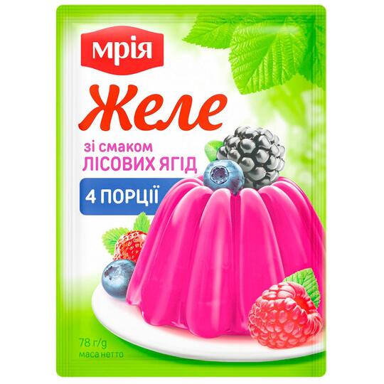 Желе Лісова ягода Мрія 78г