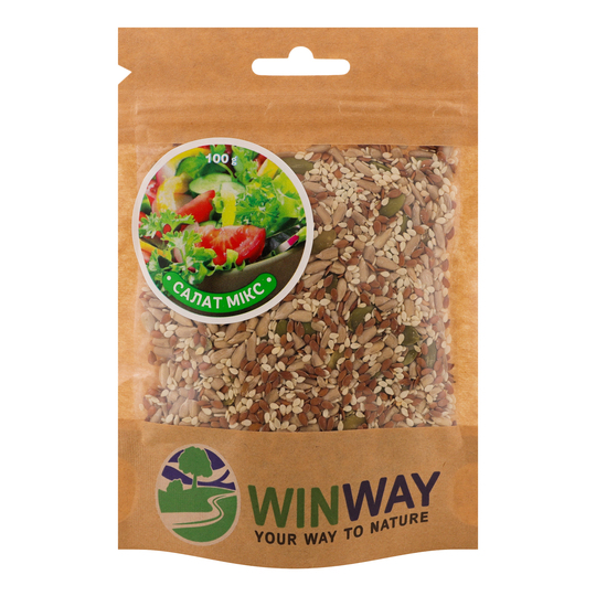 Суміш насіння Салатний мікс Winway 100г
