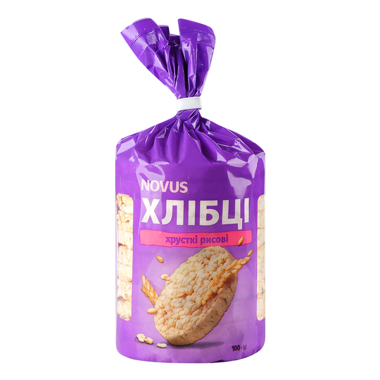 Хлібці рисові Novus 100г