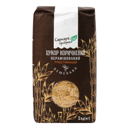 Цукор тростиний Саркара продукт п/п 1кг