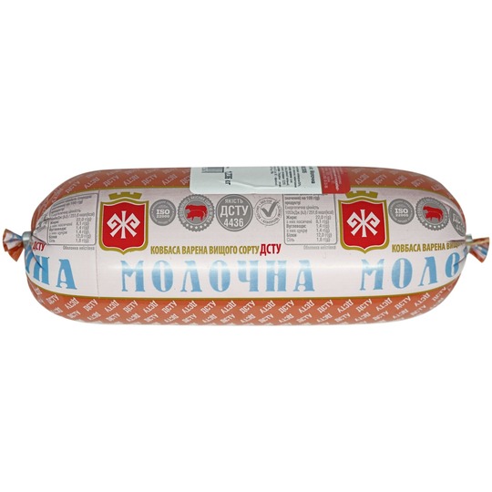 Ковбаса Молочна ЖМГ в/г варена ваг