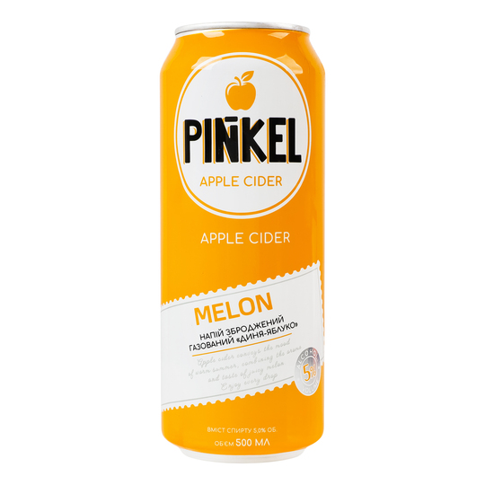 Напій збр.Pinkel ябл.,диня 5% з/б 0,5л