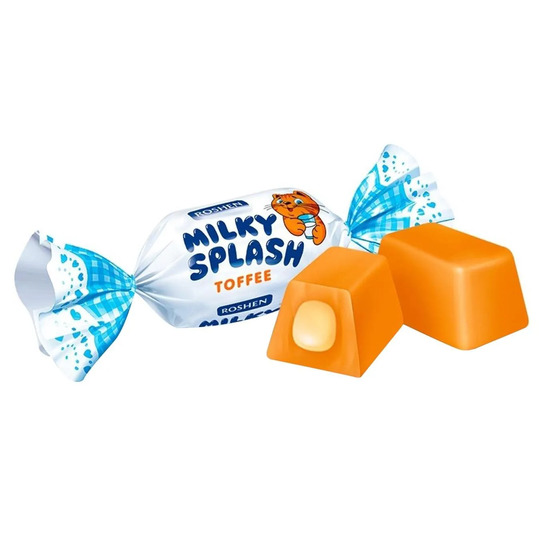 Цукерки з м.н.Milky Splash Рошен ваг