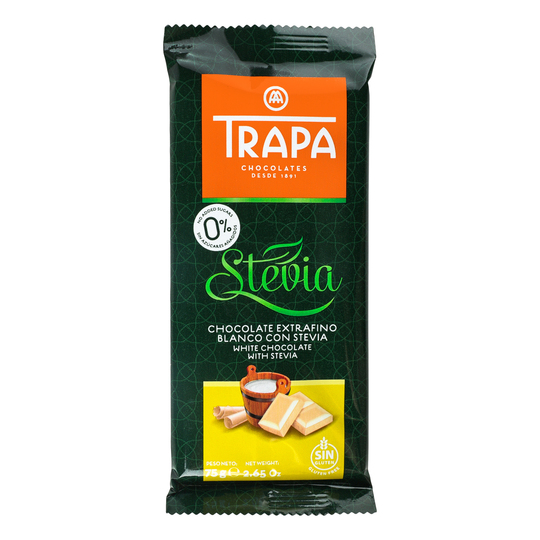 Білий шоколад без цукру Trapa 75г