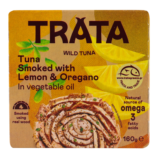 Тунець копч.лимоном орегано Trata 160г