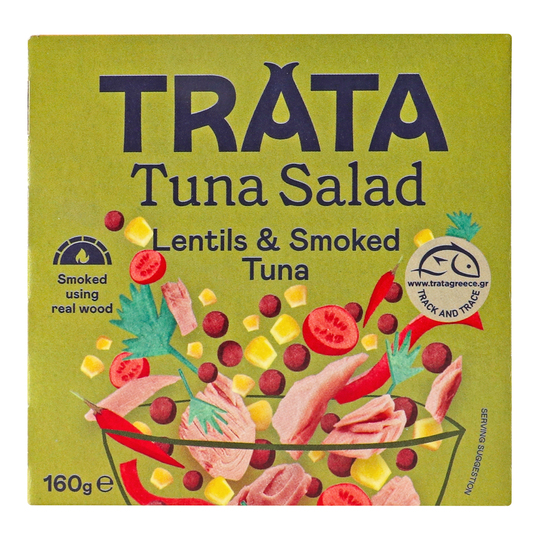 Салат з сочевиц.копч.тунцем Trata 160г