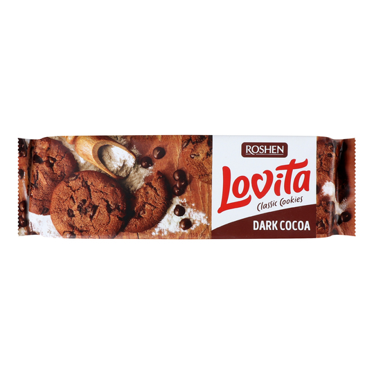 Печиво здобне/какао Lovita Roshen 150г