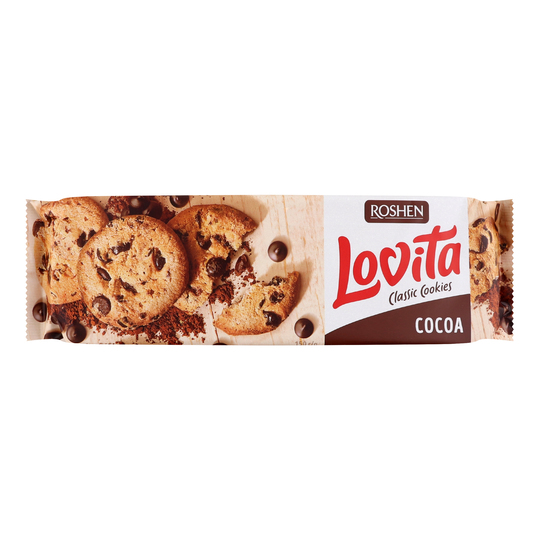 Печиво здобне/глазурь Lovita Roshen 150г