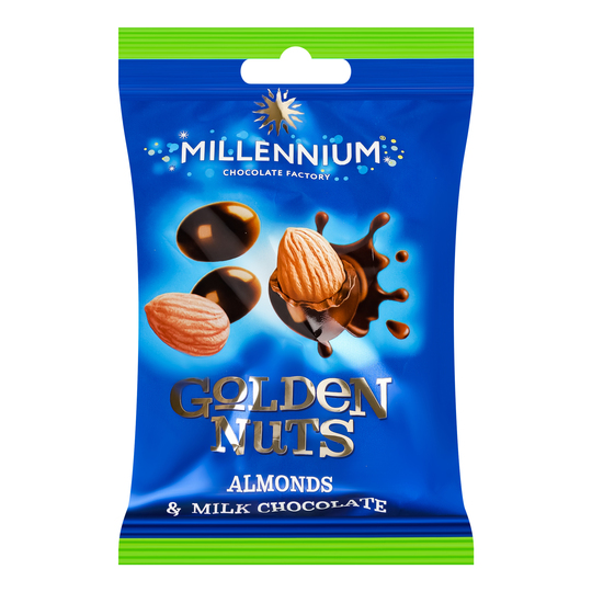 Драже мигд.у мол.ш.Millennium G.Nut 100г