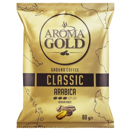 Кава мелена Aroma gold 80г