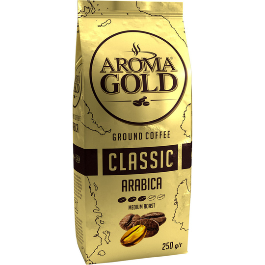 Кава мелена Aroma gold 250г