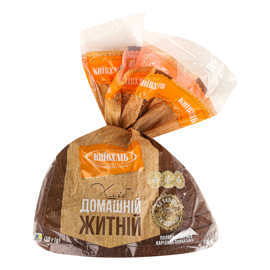 Хліб дом. житн.пол.різ. Київхліб 0,45кг