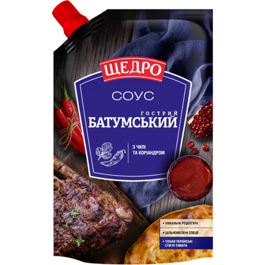 Соус Гострий батумський Щедро д/п 200г
