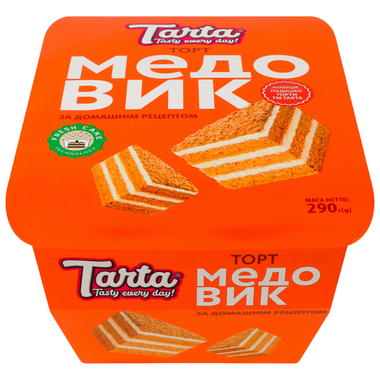 Торт Медовик блістер Tarta 0,29кг