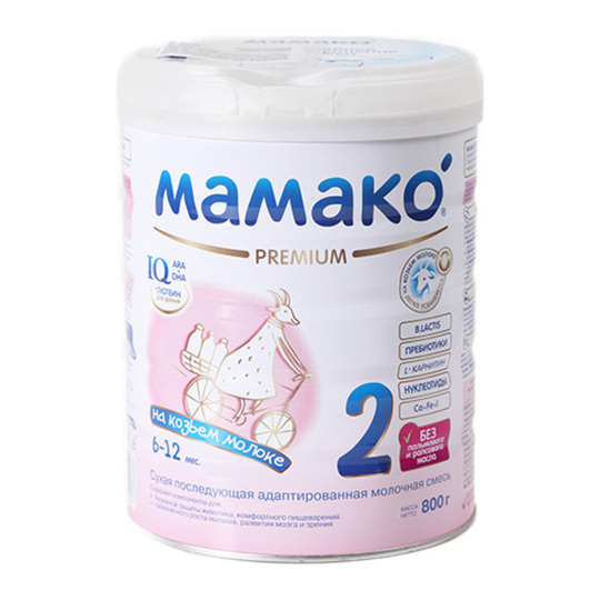 Замінник гр.мол.Мам.Преміум 2 6-12 800г