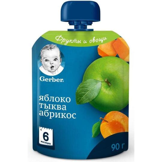 Пюре Gerber Ябл.Гарбуз Абр.Пауч 90г