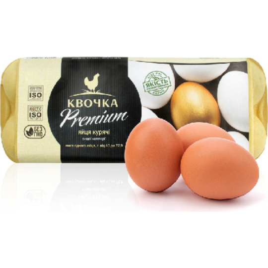 Яйце кур.Квочка Premium 10шт