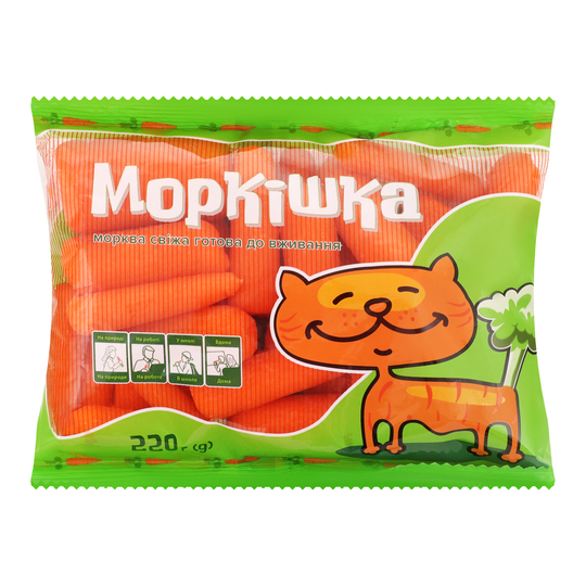 Морква фасована Моркішка 220г