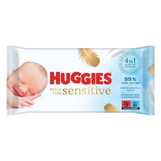 Серветки вол.Huggies Pure Gold 8*56шт