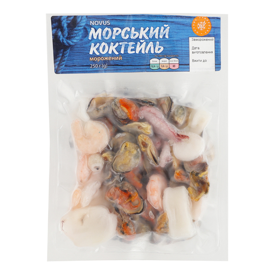 Коктейль морський морожений Novus 250г