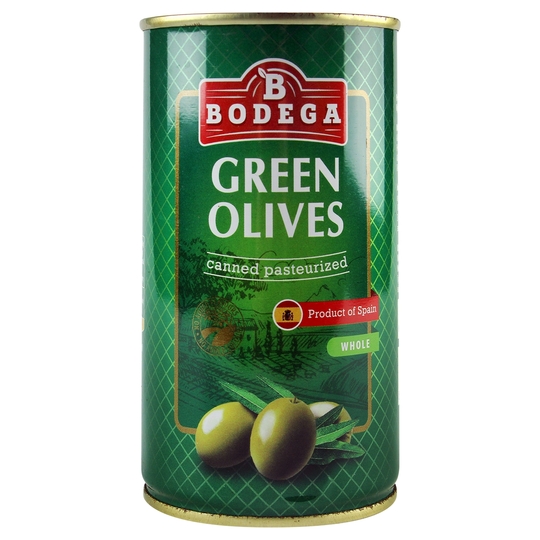 Оливки зелені з кісточкою Bodega 350г